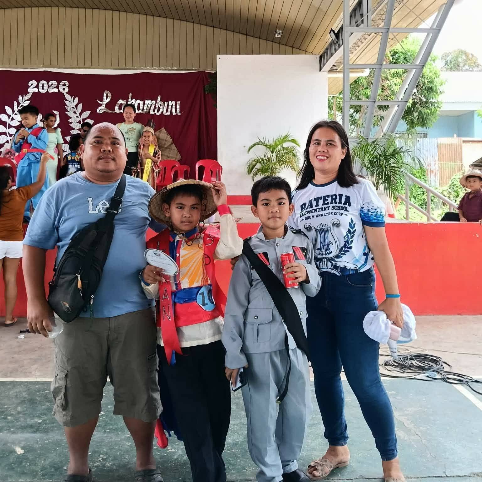 Family bonding with Kids and wife